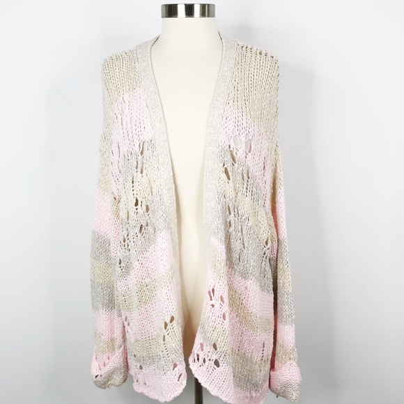 Wildfox Yara Distressed Dolman Cardigan Sweater S - Picture 2 of 11